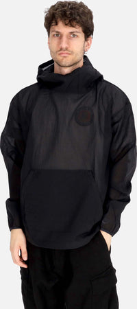 Nike-Felpa-Leggera-Cappuccio-Uomo-Sportswear-Tech-Pack-Woven-Mesh-Hoodie-Black/black-da-uomo
