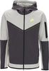 Nike-Felpa-Leggera-Cappuccio-Zip-Uomo-Sportswear-Tech-Fleece-Full-zip-Hoodie-Dk-Grey-Heather/anthracite/volt-da-uomo