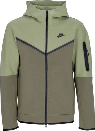 Nike-Felpa-Leggera-Cappuccio-Zip-Uomo-Sportswear-Tech-Fleece-Hoodie-Alligator/medium-Olive/black-da-uomo