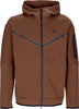 Nike-Felpa-Leggera-Cappuccio-Zip-Uomo-Sportswear-Tech-Fleece-Hoodie-Cacao-Wow/black-da-uomo