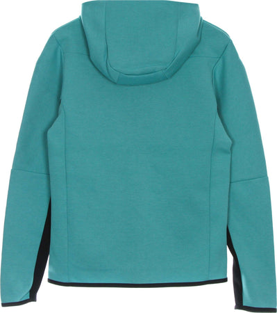 Nike-Felpa-Leggera-Cappuccio-Zip-Uomo-Sportswear-Tech-Fleece-Hoodie-Washed-Teal/black/black-da-uomo