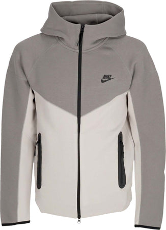 Nike-Felpa-Leggera-Cappuccio-Zip-Uomo-Tech-Fleece-Full-zip-Windrunner-Hoodie-Lt-Iron-Ore/flat-Pewter/black-da-uomo