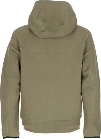 Nike-Felpa-Leggera-Cappuccio-Zip-Uomo-Tech-Fleece-Full-zip-Windrunner-Hoodie-Medium-Olive/black-da-uomo