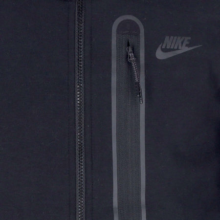 Nike-Felpa-Leggera-Cappuccio-Zip-Uomo-Tech-Fleece-Overlay-Full-Zip-Black/black/black-da-uomo