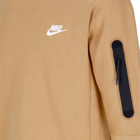 Nike-Felpa-Leggera-Girocollo-Uomo-Sportswear-Tech-Fleece-Elemental-Gold/sail-da-uomo