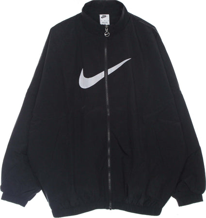 Nike-Giacca-Tuta-Donna-Essential-Woven-Jacket-Black/white-da-donna