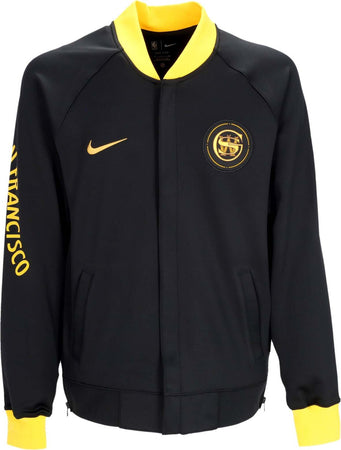 NIKE-NBA-Felpa-College-Uomo-Nba-City-Edition-Showtime-Dri-fit-Full-zip-Jacket-Golwar-Black/ochre/amarillo/ochre-da-uomo