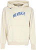 NIKE-NBA-Felpa-Leggera-Cappuccio-Uomo-Nba-City-Edition-2023/24-Standard-Issue-Hoodie-Milbuc-Flat-Opal-da-uomo