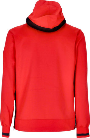 NIKE-NBA-Felpa-Leggera-Cappuccio-Zip-Uomo-Nba-Dri-fit-Showtime-Full-zip-Hoodie-Chibul-University-Red/black/white-da-uomo