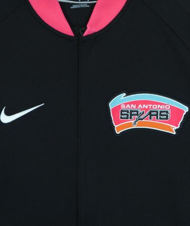 NIKE-NBA-Felpa-Leggera-College-Uomo-Nba-Dri-Fit-Showtime-L/s-Jacket-Saaspu-Black/black/white-da-uomo