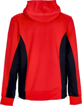 NIKE-NBA-Giacca-Tuta-Cappuccio-Uomo-Nba-Showtime-Dri-fit-Full-zip-Hoodie-Chibul-University-Red/black/black/white-da-uomo