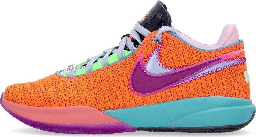 NIKE-NBA-Scarpa-Basket-Uomo-Lebron-Xx-Total-Orange/vivid-Purple/green-Strike-da-uomo
