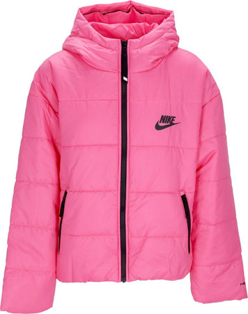 Nike-Piumino-Donna-W-Therma-Fit-Repel-Hooded-Jacket-Pinksicle/black/black-da-donna