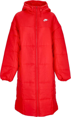 Nike-Piumino-Lungo-Donna-Thermic-Classic-Parka-University-Red/white-da-donna