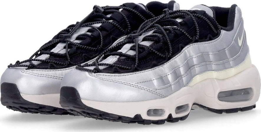 Nike-Scarpa-Bassa-Donna-Air-Max-95-Metallic-Silver/alabaster-da-donna