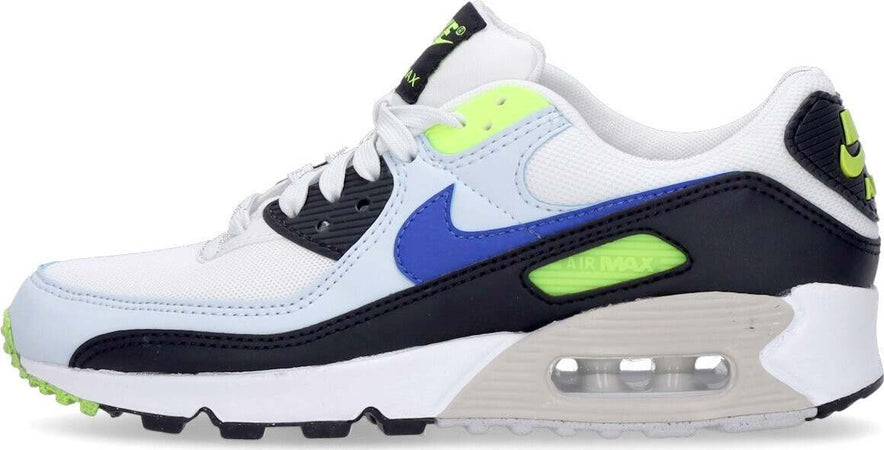Nike-Scarpa-Bassa-Donna-Wmns-Air-Max-90-Summit-White/racer-Blue/volt/blue-Tint-da-donna