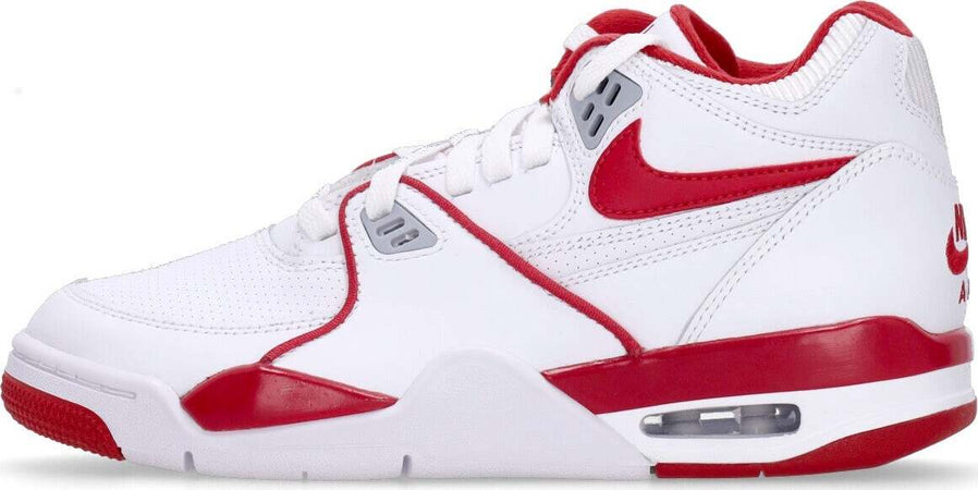 Nike-Scarpa-Bassa-Uomo-Air-Flight-89-Og-White/varsity-Red/wolf-Grey-da-uomo