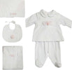 NINNAOH Set Completo Nascita Bimba MANIFATTURA ITALIANA Tutina 2Pz. + Bavaglino + 1Lenzuolo +1 Copertina Set Completo Nascita Bimba Sanitaria Gioia del Bimbo - Villa San Giovanni, Commerciovirtuoso.it