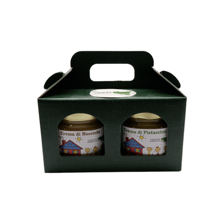 Cream Box Pistacchio - Nocciole Creme Spalmabili Siciliane 200g