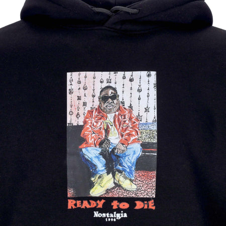 NOSTALGIA-1994-Felpa-Cappuccio-Uomo-Biggie-Hoodie-Black-da-uomo