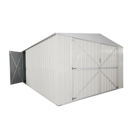 Box garage auto lamiera capanno in Acciaio Zincato 360x600cm x h2.32m - 346KG - 21,6mq