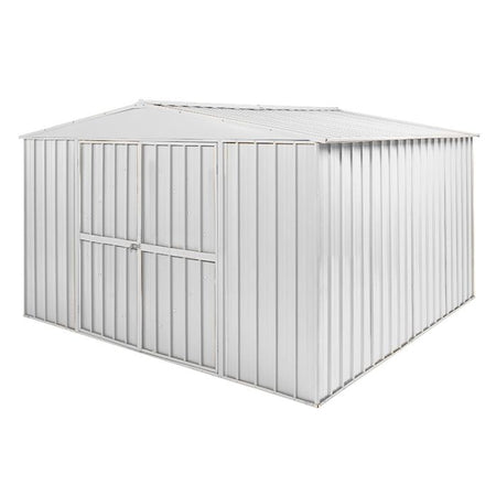 Box in Acciaio Zincato garage attrezzi lamiera 360x3.45cm x h2.12m - 150KG - 12,42mq