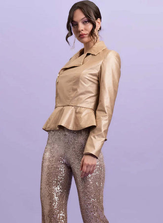 NUALY-GLAMOUR-|-Giacca-di-pelle