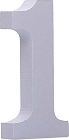 Numero-1-In-Legno-Bianco-H-11-Cm-Decorazione-Confettata-Compleanno-Casa-Wedding