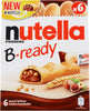 Nutella B-ready Merdendina Ferrero Merendine Croccanti Ripiene Nutella Confezione Mono Poerzione Merendina Da 44 Gr Alimentari e cura della casa/Snack dolci e salati/Biscotti/Wafer Non solo alimenti - Albano Laziale, Commerciovirtuoso.it
