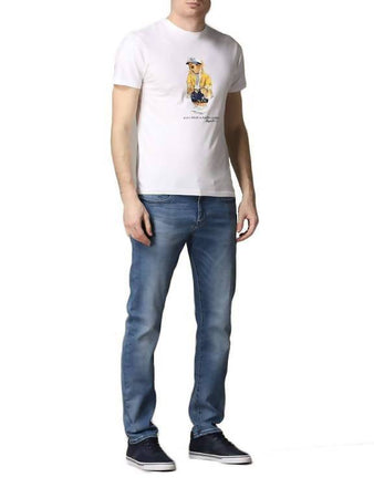 Polo Ralph Lauren T-shirt Uomo Orsetto Polo Bear Polo Ralph Lauren Con Stampa Orso Slim Fit Maglia Maniche Corte