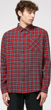 Oakley Podium Plaid Flannel Camicia Uomo Flanella a Scacchi Camicia Invernale Casual Rossa Button-Down Con Taschino Moda/Uomo/Abbigliamento/T-shirt polo e camicie/Camicie casual Snotshop - Roma, Commerciovirtuoso.it