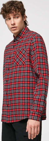 Oakley Podium Plaid Flannel Camicia Uomo Flanella a Scacchi Camicia Invernale Casual Rossa Button-Down Con Taschino Moda/Uomo/Abbigliamento/T-shirt polo e camicie/Camicie casual Snotshop - Roma, Commerciovirtuoso.it