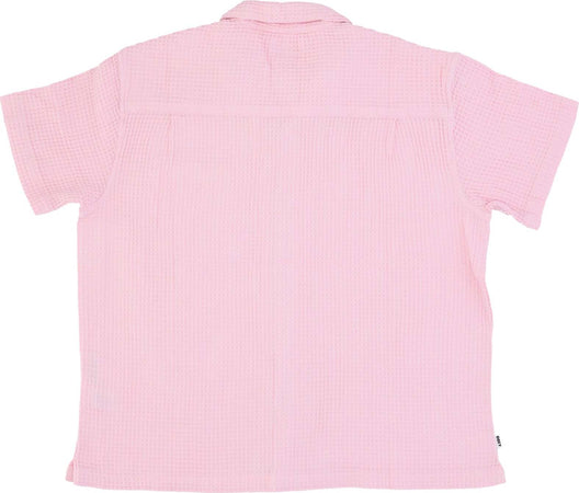 OBEY-Camicia-Manica-Corta-Uomo-Balance-Woven-Shirt-Unbleached-da-uomo