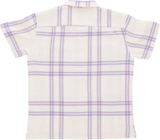 OBEY-Camicia-Manica-Corta-Uomo-Bennie-Woven-Unbleached-Multi-da-uomo