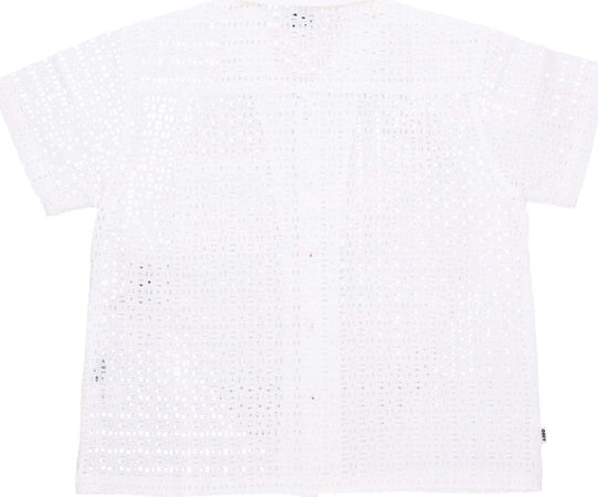 OBEY-Camicia-Manica-Corta-Uomo-Vida-Woven-White-da-uomo