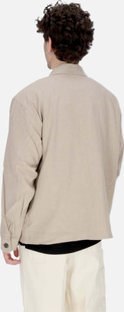 OBEY-Camicia-Manica-Lunga-Uomo-Antonio-Utility-Shirt-Jacket-Oatmeal-da-uomo