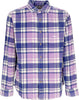 OBEY-Camicia-Manica-Lunga-Uomo-Benny-Cord-Woven-L/s-Purple-Rose-Multi-da-uomo