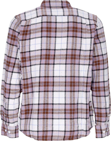 OBEY-Camicia-Manica-Lunga-Uomo-Vince-Woven-L/s-Unbleached-Multi-da-uomo