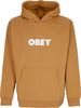 OBEY-Felpa-Cappuccio-Uomo-Bold-Hood-Premium-Fleece-Brown-Sugar-da-uomo