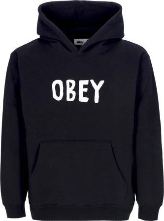 OBEY-Felpa-Cappuccio-Uomo-Og-Type-Extra-Hooded-Premium-Fleece-Black-da-uomo