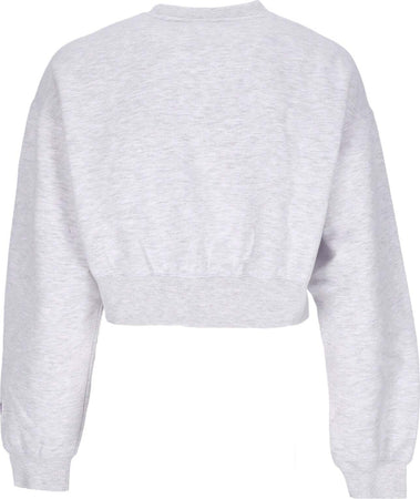OBEY-Felpa-Girocollo-Corta-Donna-Little-Lamb-Baby-Crew-Specialty-Fleece-Ash-Grey-da-donna