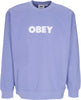 OBEY-Felpa-Girocollo-Uomo-Bold-Crew-Premium-Fleece-Digital-Violet-da-uomo
