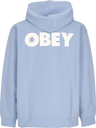 OBEY-Felpa-Leggera-Cappuccio-Uomo-Bold-Hood-Premium-French-Terry-Hydrangea-da-uomo