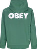 OBEY-Felpa-Leggera-Cappuccio-Uomo-Bold-Hood-Premium-French-Terry-Palm-Leaf-da-uomo