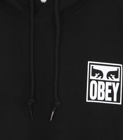 OBEY-Felpa-Leggera-Cappuccio-Uomo-Eyes-Icon-2-Premium-French-Terry-Hooded-Po-Black-da-uomo