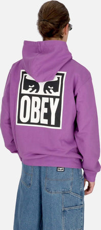 OBEY-Felpa-Leggera-Cappuccio-Uomo-Eyes-Icon-2-Premium-French-Terry-Hooded-Po-Dewberry-da-uomo