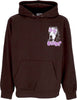 OBEY-Felpa-Leggera-Cappuccio-Uomo-Peace-Eyes-Box-Fit-Premium-Hoodie-Java-Brown-da-uomo