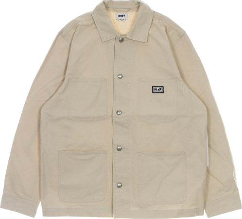OBEY-Giacca-Workwear-Uomo-Estate-Jacket-Clay-da-uomo