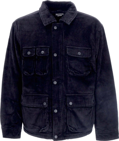 OBEY-Giacca-Workwear-Uomo-Larson-Jacket-Black-da-uomo