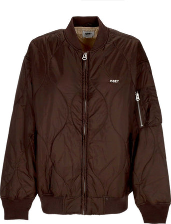OBEY-Giubbotto-Bomber-Donna-Daybreak-Ma-1-Bomber-Java-Brown-da-donna